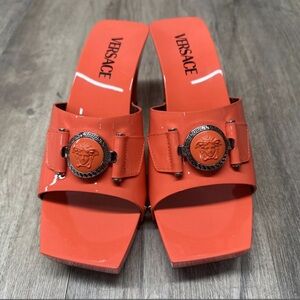 COPY - Versace Coral Heeled Mules